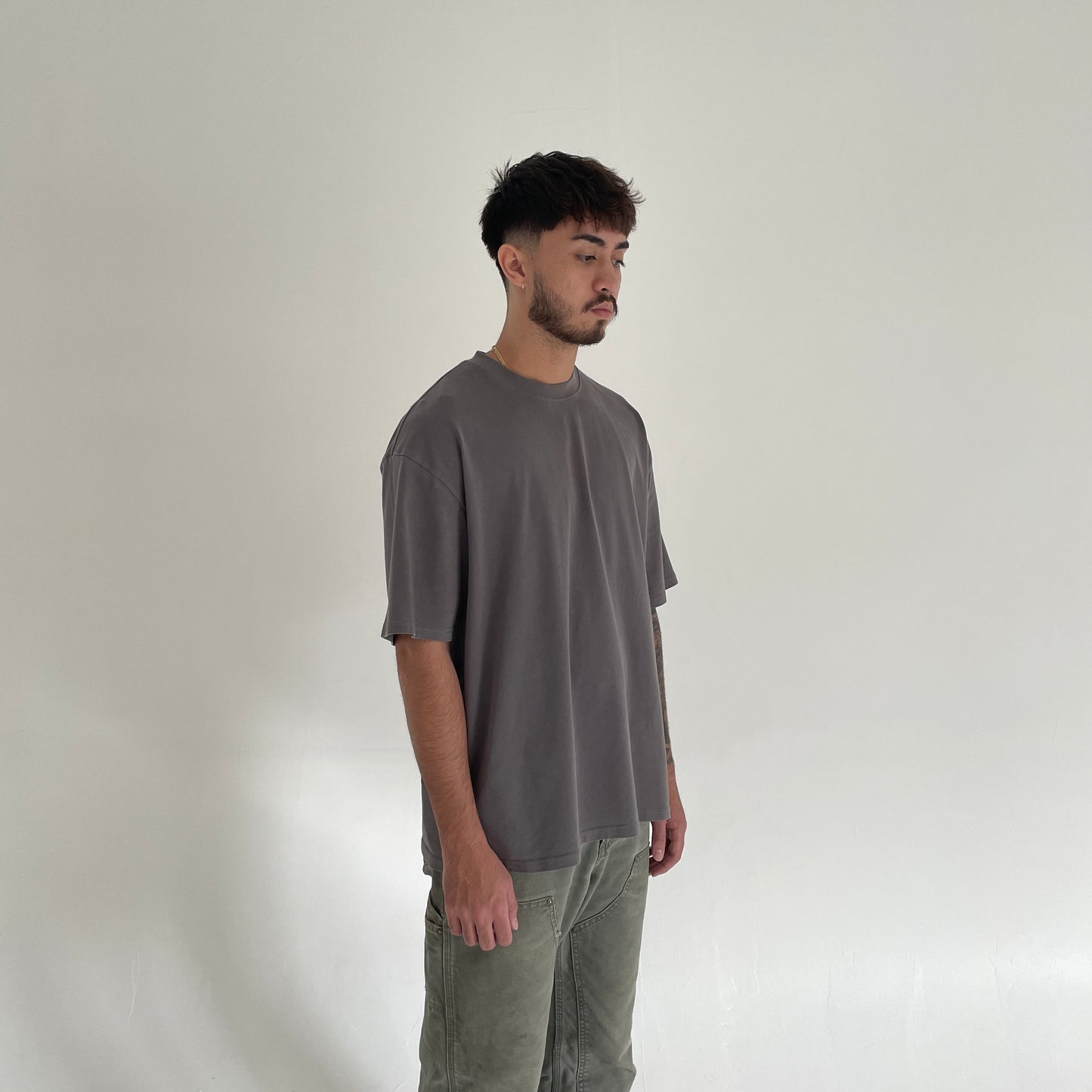 The Rebel Tee - Washed Grey