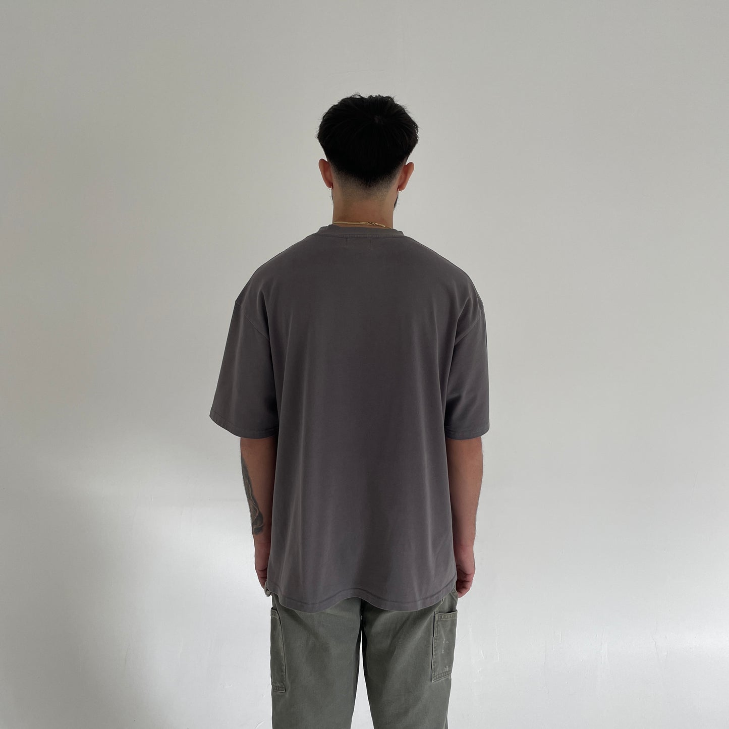 The Rebel Tee - Washed Grey