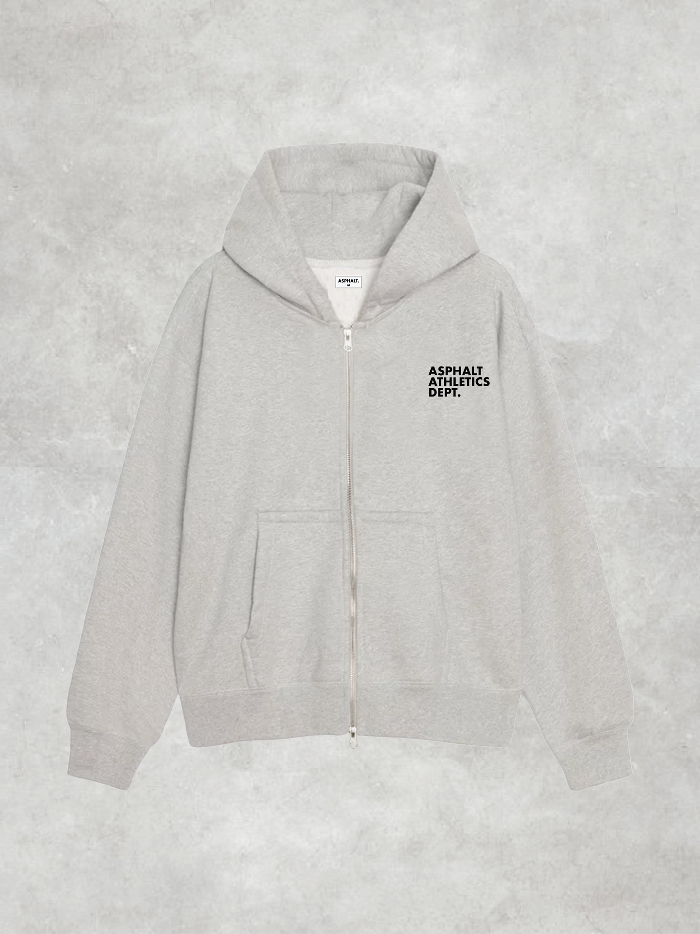 ATHLETIC DEPT. Zip Hoodie - Frost Marle