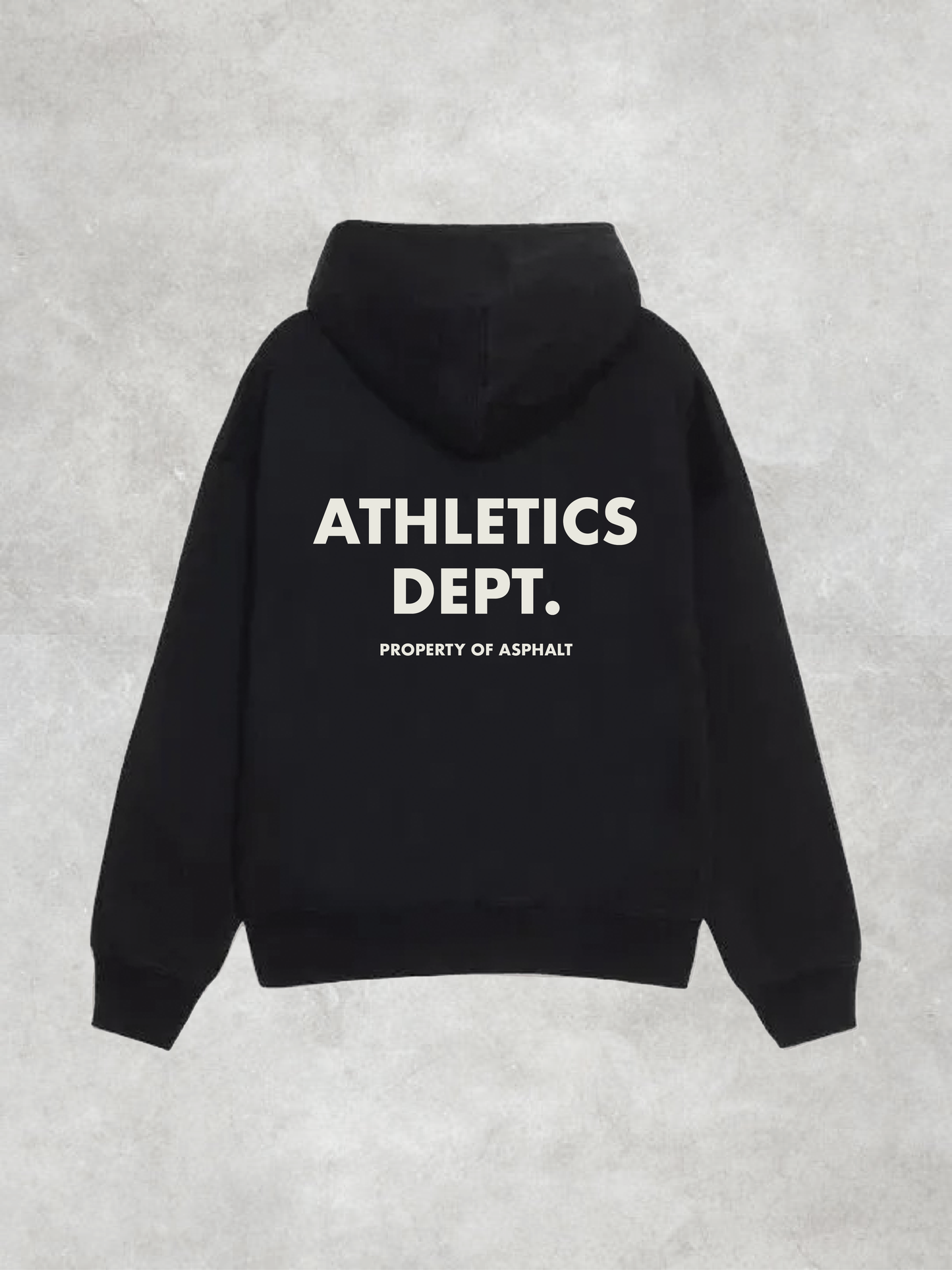 ATHLETIC DEPT. Zip Hoodie - Black