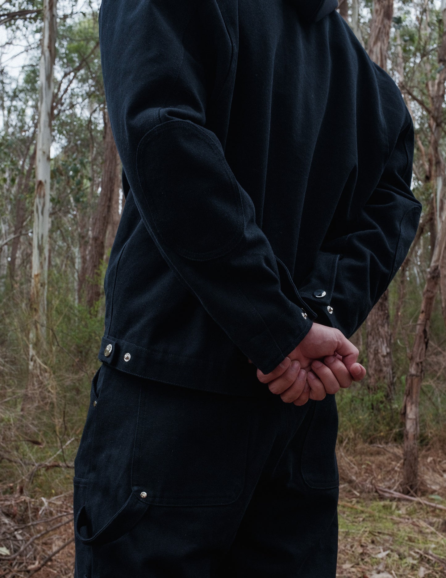 Heavyweight Canvas Blouson - BLACK