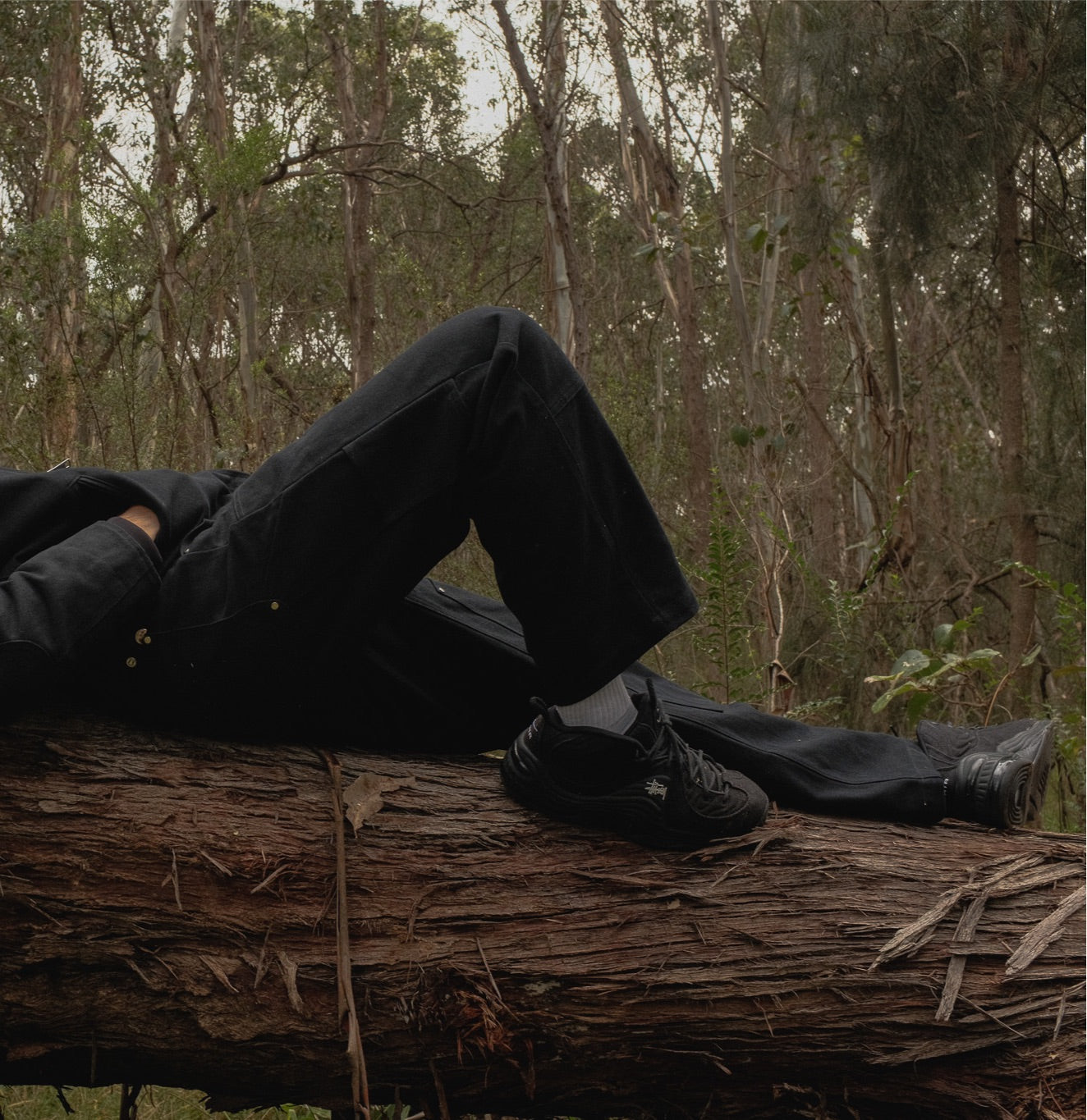 Heavyweight Canvas Double Knee Pant - BLACK