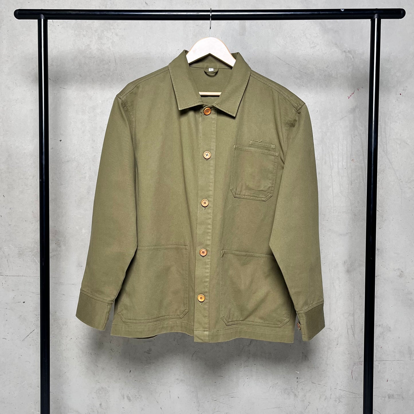 "The Wency" Work Overshirt - Army Green
