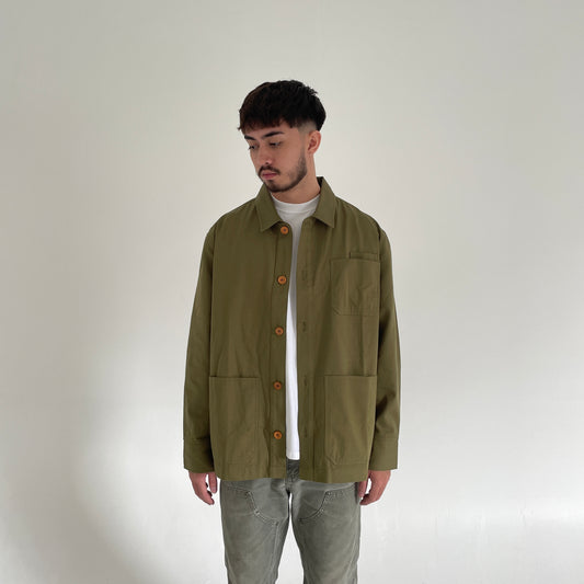 "The Wency" Work Overshirt - Army Green